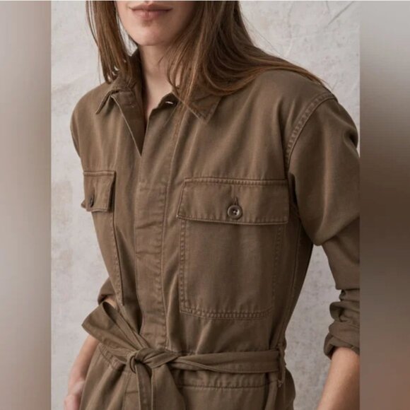 Buck Mason Baja Twill Utility Jumpsuit size Small - Picture 2 of 4